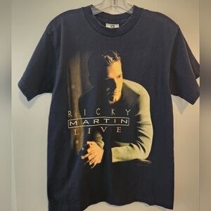 Rickey Martin 2000 Tour Shirt Black Medium